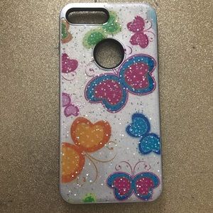 Glitter Butterflies Case for iPhone 7 Plus 🦋✨